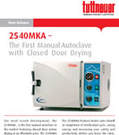 Manual Autoclave Closed Door drying