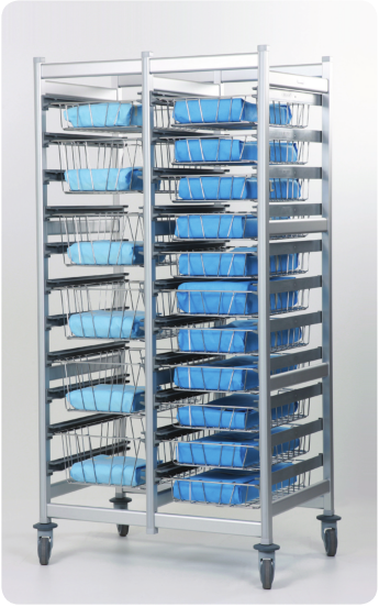 Medical - Hospital  CSSD - Sterile Transport Trolley